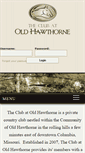 Mobile Screenshot of oldhawthorne.com